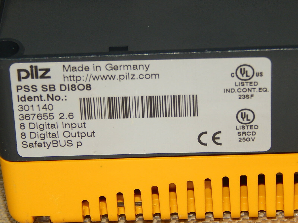 Pilz PSS SB DI8O8 SAFETY BUS p  Ident.No.:  301140 Used