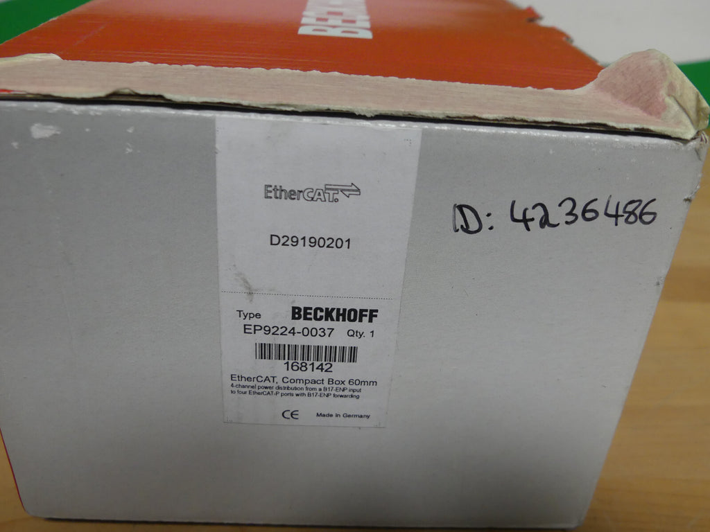 Beckhoff EP9224-0037 | EtherCAT Box, 4-Kanal-Powerverteiler