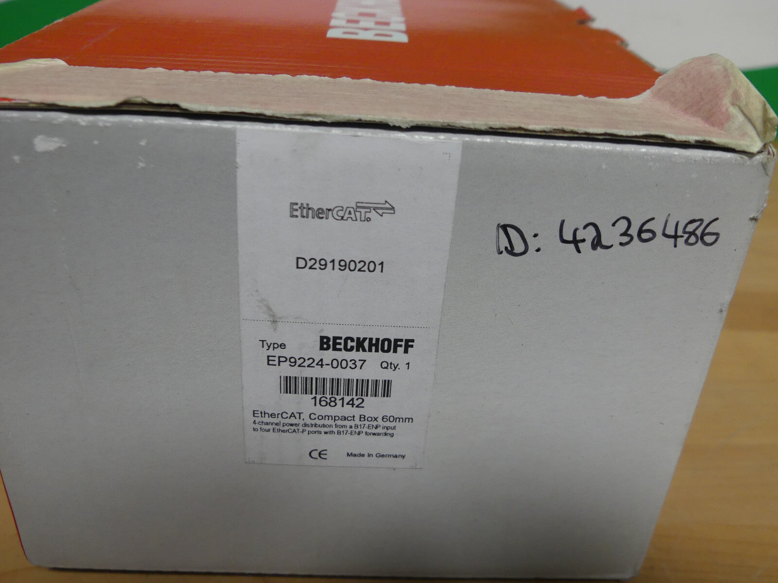Beckhoff EP9224-0037 | EtherCAT Box, 4-Kanal-Powerverteiler
