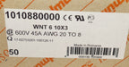50x Weidmüller 1010880000 WNT 6 10X3