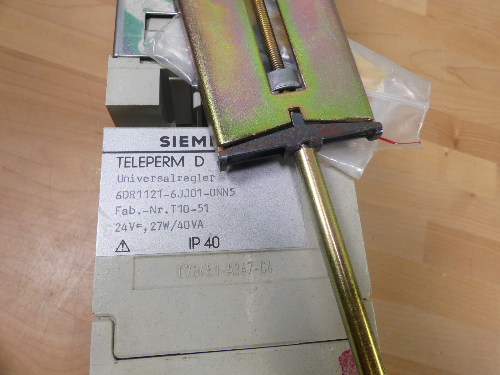 Siemens Teleperm D Universalregler 6DR1121-6JJ01-0NN5  s.Bilder