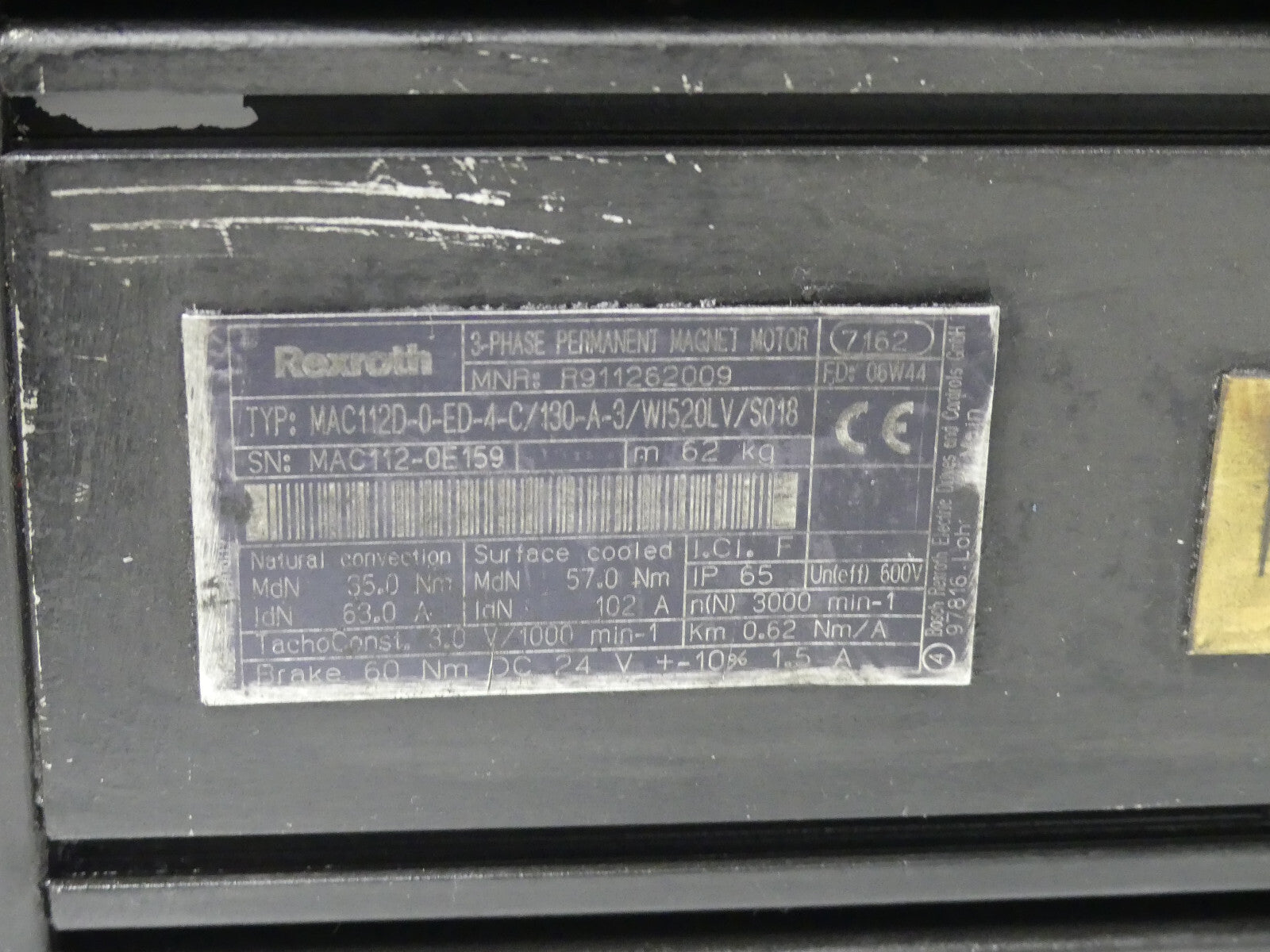 Rexroth MAC112D-0-ED-4-3/WI520LV/S018