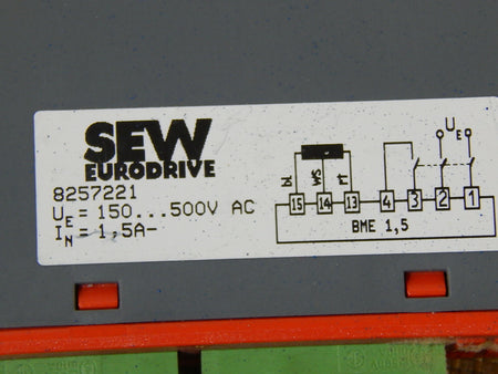  SEW Eurodrive 8257221 Bremsgleichrichter BME 1,5  Neuwertig 