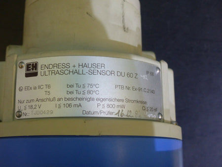 Endress Hauser Ultraschall Sensor DU 60 Z