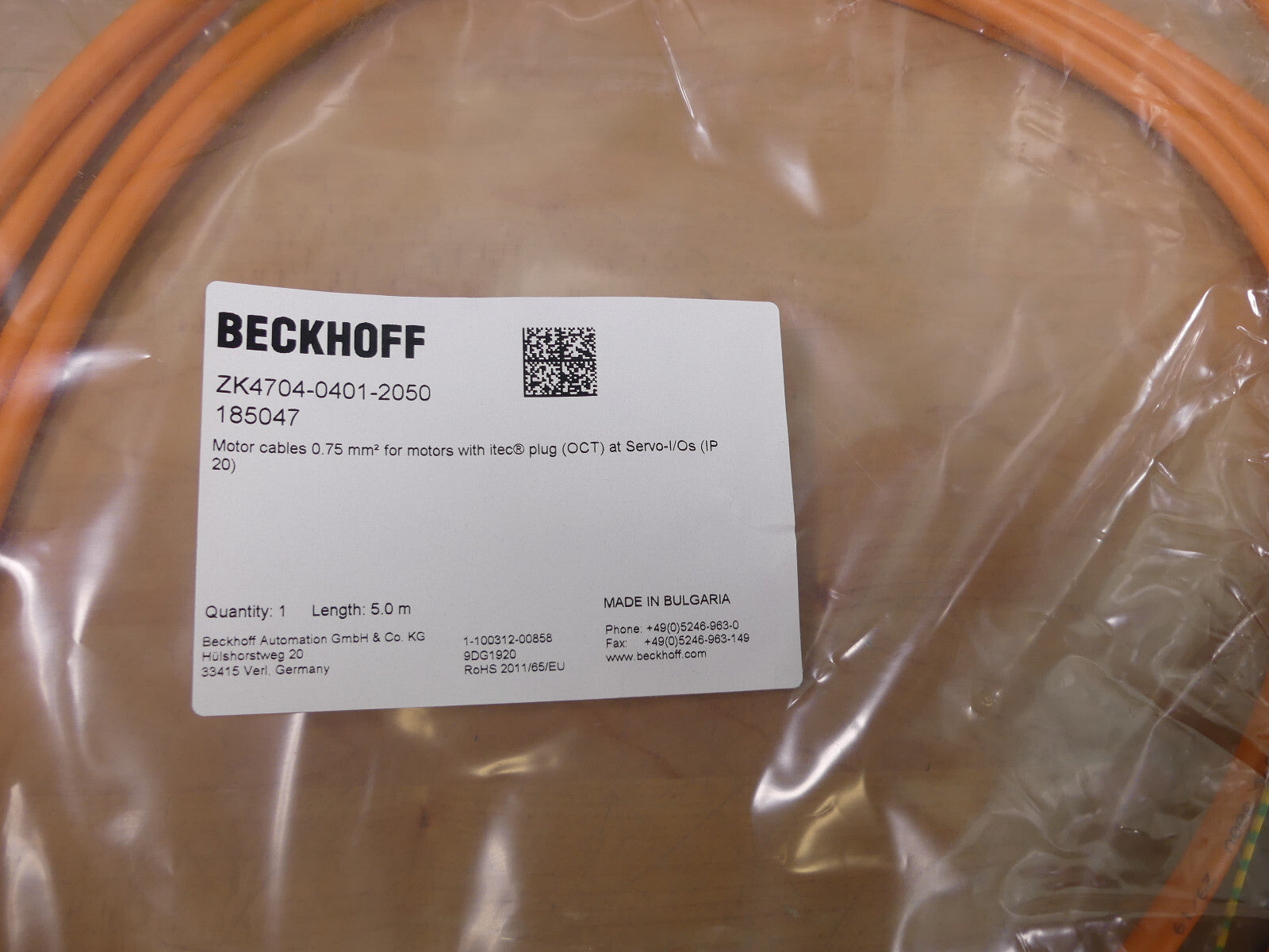 Beckhoff ZK4704-0401-2050