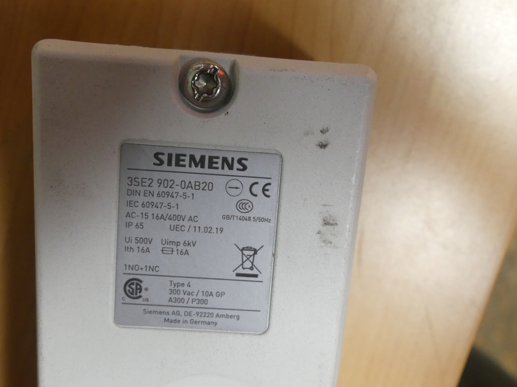 Siemens 3SE2 902-0AB20 Fußschalter      3SE2902-0AB20