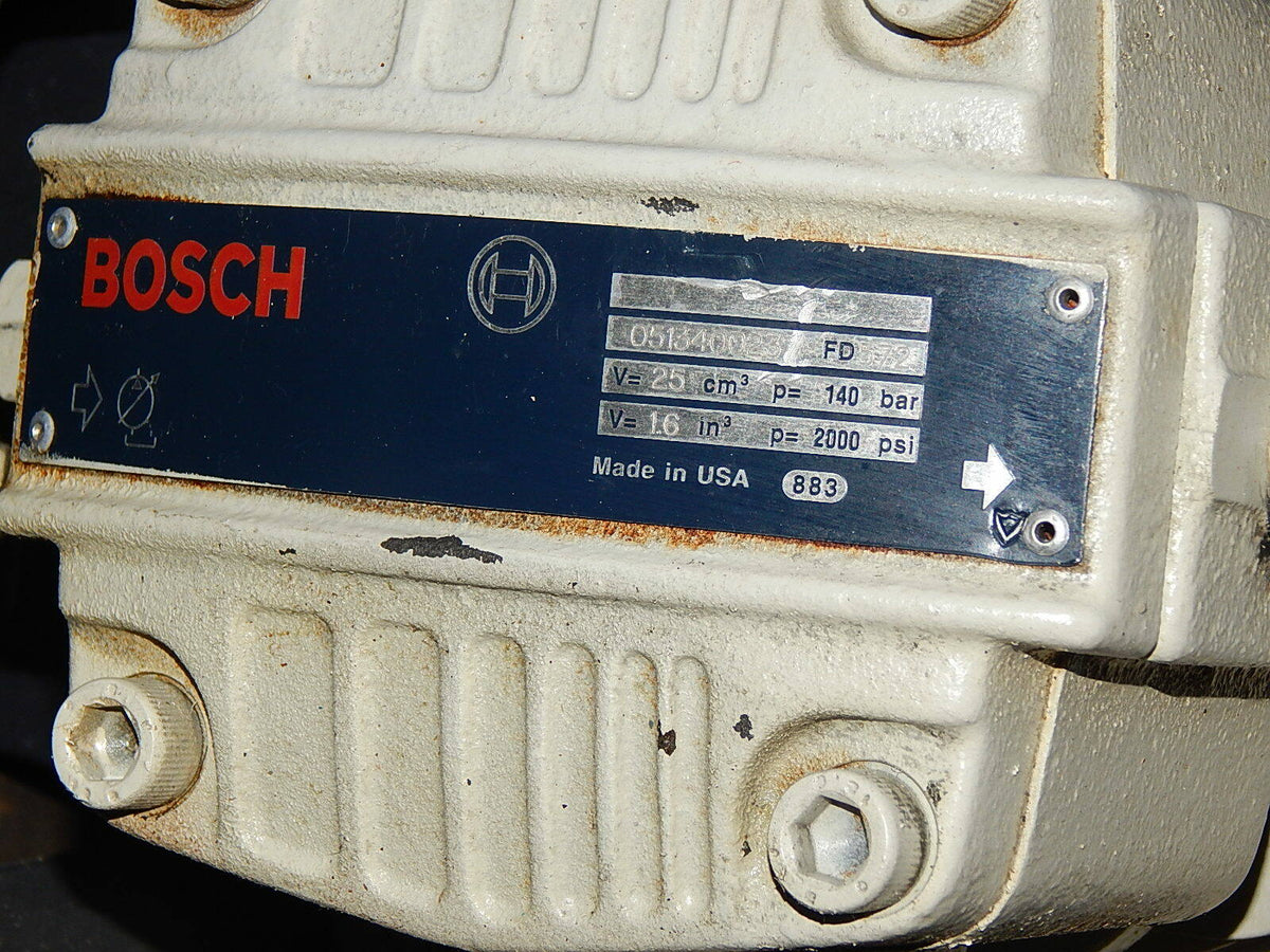  Bosch Radialkolbenpumpe Hydraulikpumpe 051340023 FD 572 140bar mit ABB Motor 