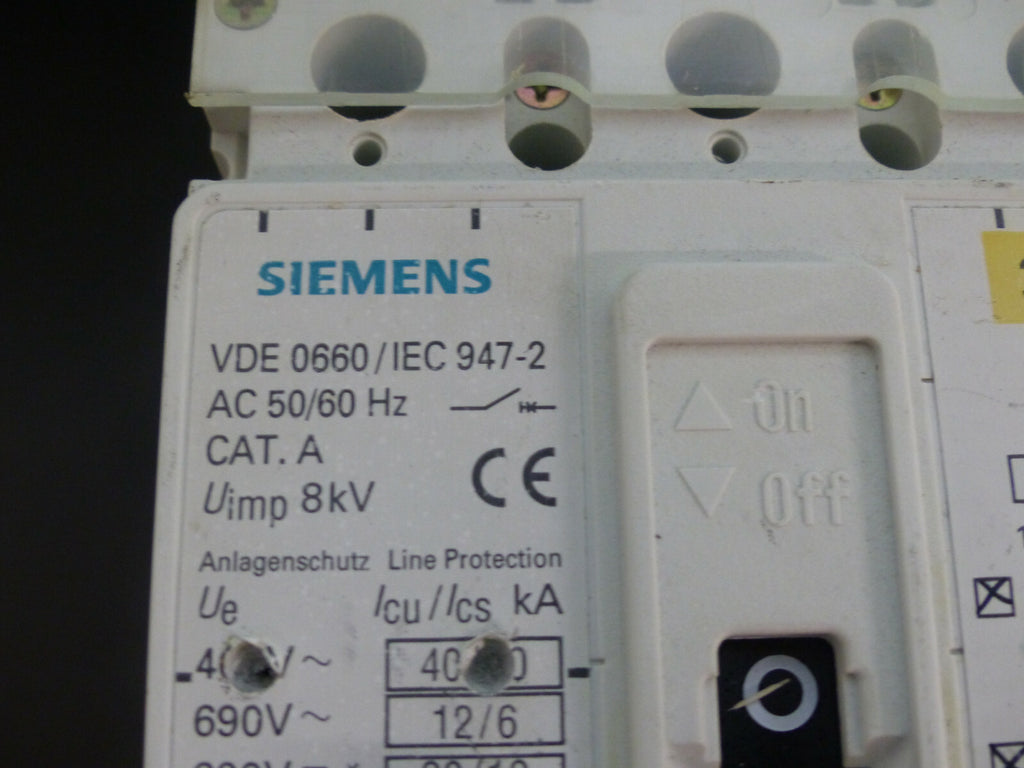 Siemens 3VF3 / VDE 0660/IEC 947-2
