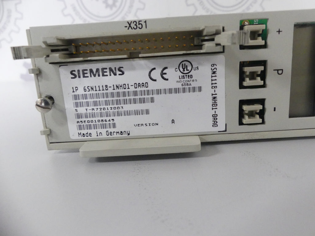 Siemens Simodrive Regeleinschub 6SN1118-1NH01-0AA0 Used