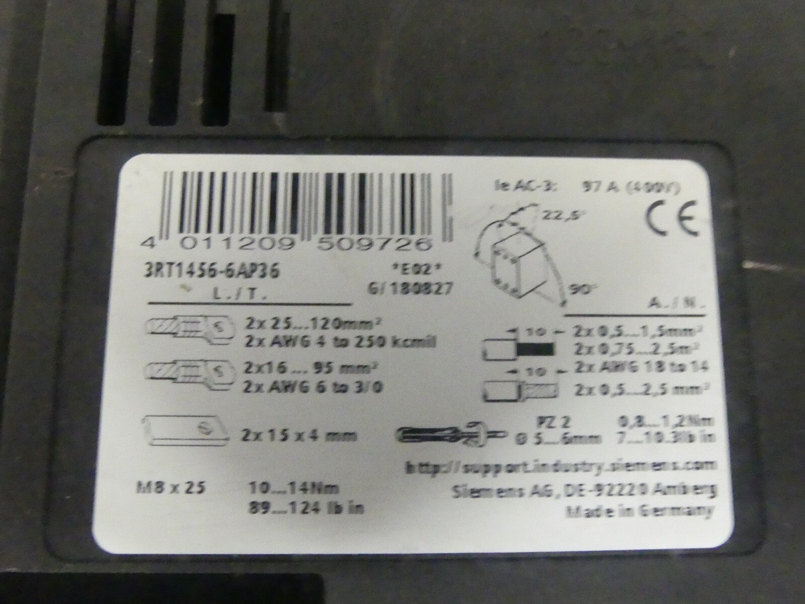 Siemens 3RT1055-6NP36
