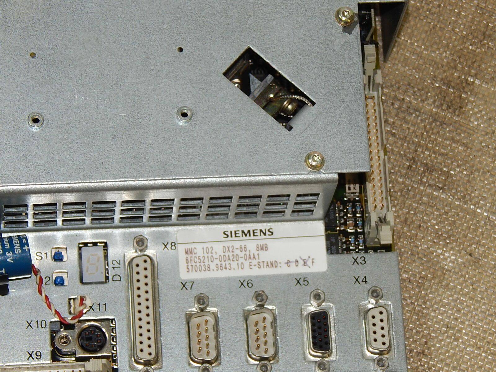 Siemens Sinumerik MMC102  6FC5210-0DA20-0AA1 used
