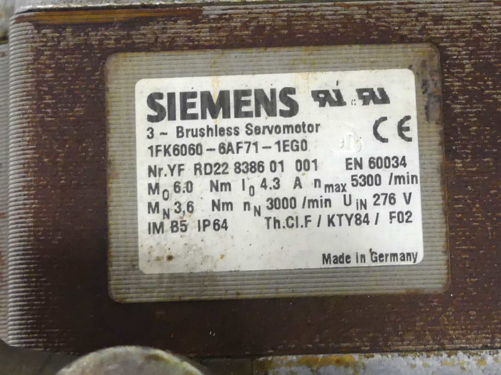 Siemens 1FK6060-6AF71-1EG0