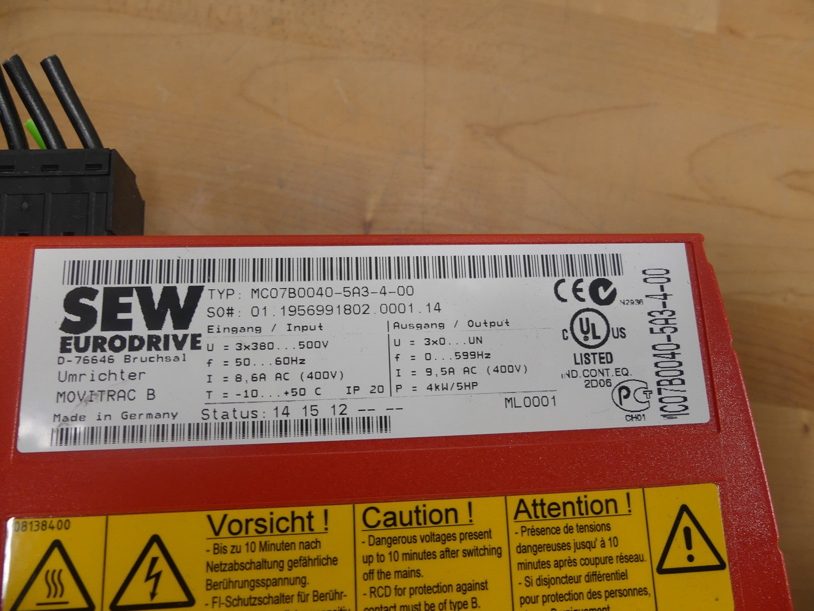 SEW MC07B0040-5A3-4-00