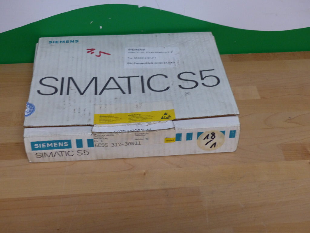 Siemens Simatic S5 6ES5312-3AB11   6ES5 312-3AB11