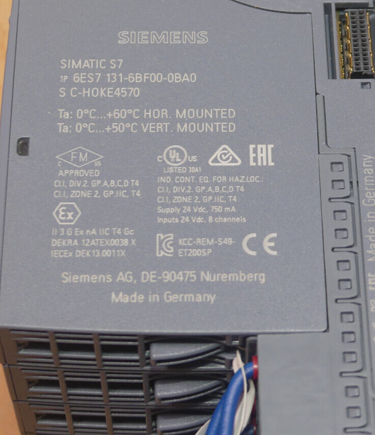 5X Siemens 6ES7 131-6BF00-0BA0  6ES7131-6BF00-0BA0