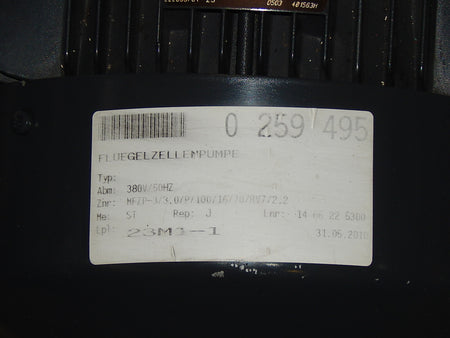 Hydac MFZP-3/3.0/P/100/ 70/RV7/2.2/380-50 Flügelzellenpumpen used s.Bilder
