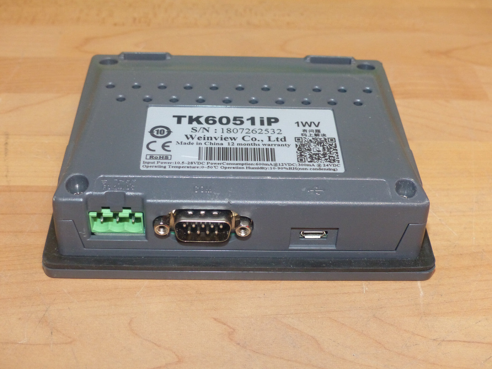 Weinview TK6051iP  Touch Screen