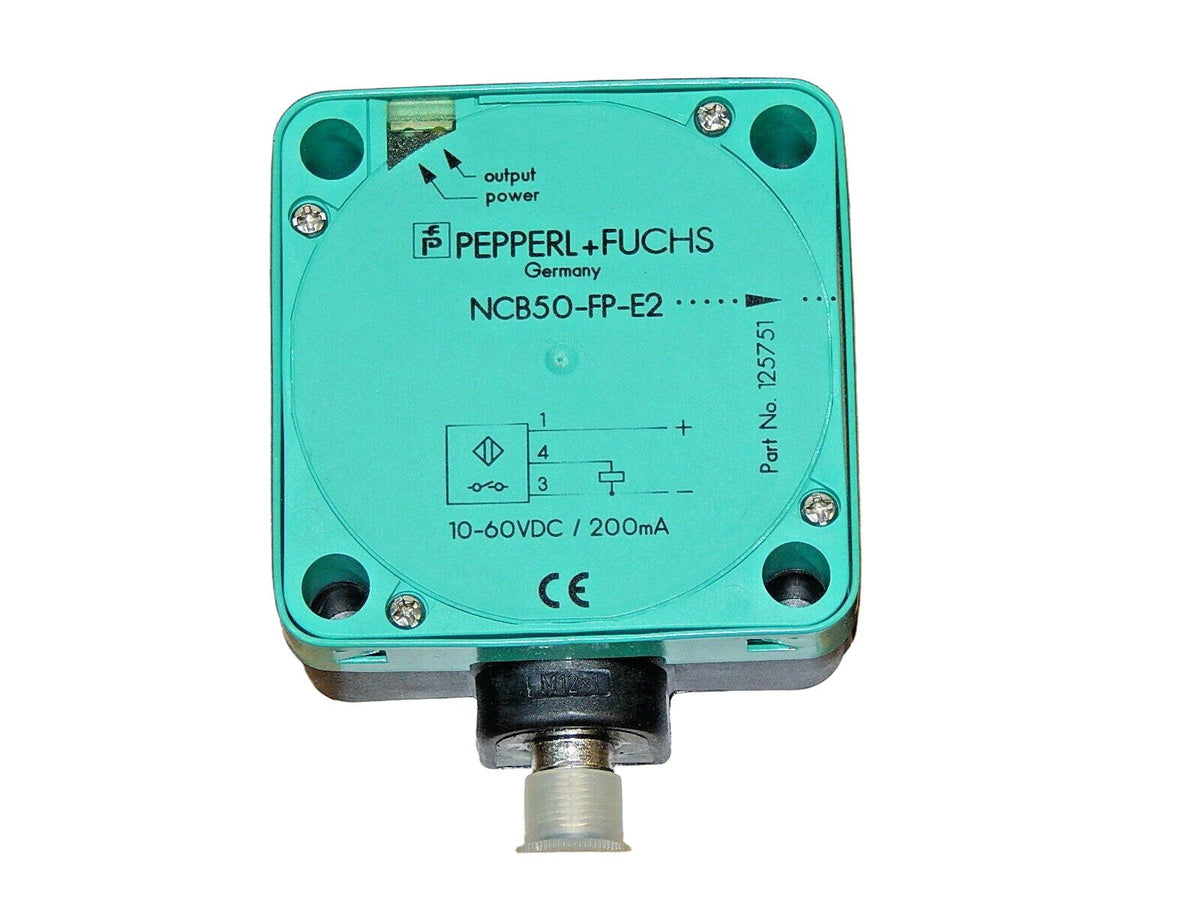 Pepperl+Fuchs NCB50-FP-E2-P1-V1, 10-60VDC  New