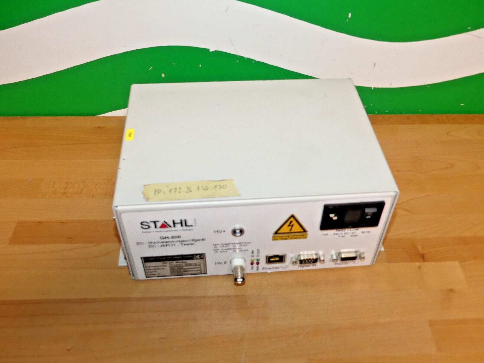 Stahl GH-200 / GH-200.10A DC-Hochspannungsprüfgerät