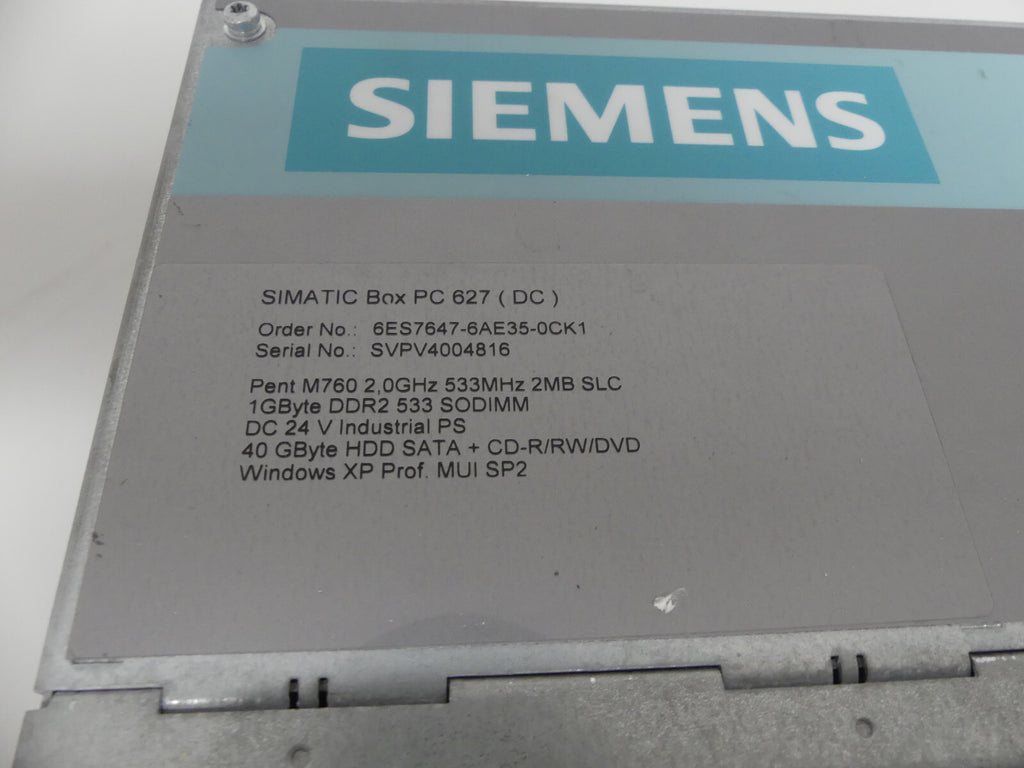 Siemens Simatic Box 6ES 7647 6AE35-0CK1