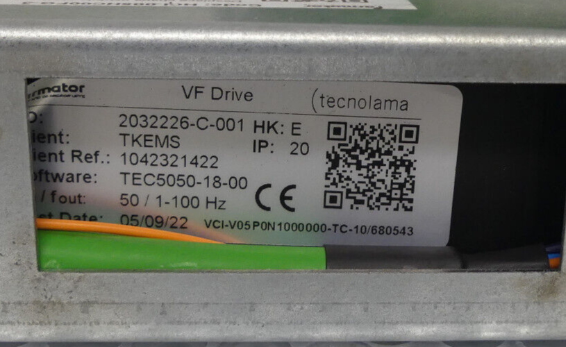 tecnolama Fermator Automatic Doors For Lifts VF5+ VCI-V05P0N1000000-TC-10/680543