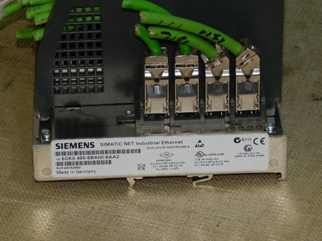  Siemens SIMATIC NET 6GK5495-8BA00-8AA2 / 6GK5 495-8BA00-8AA2 E-Stand: 03