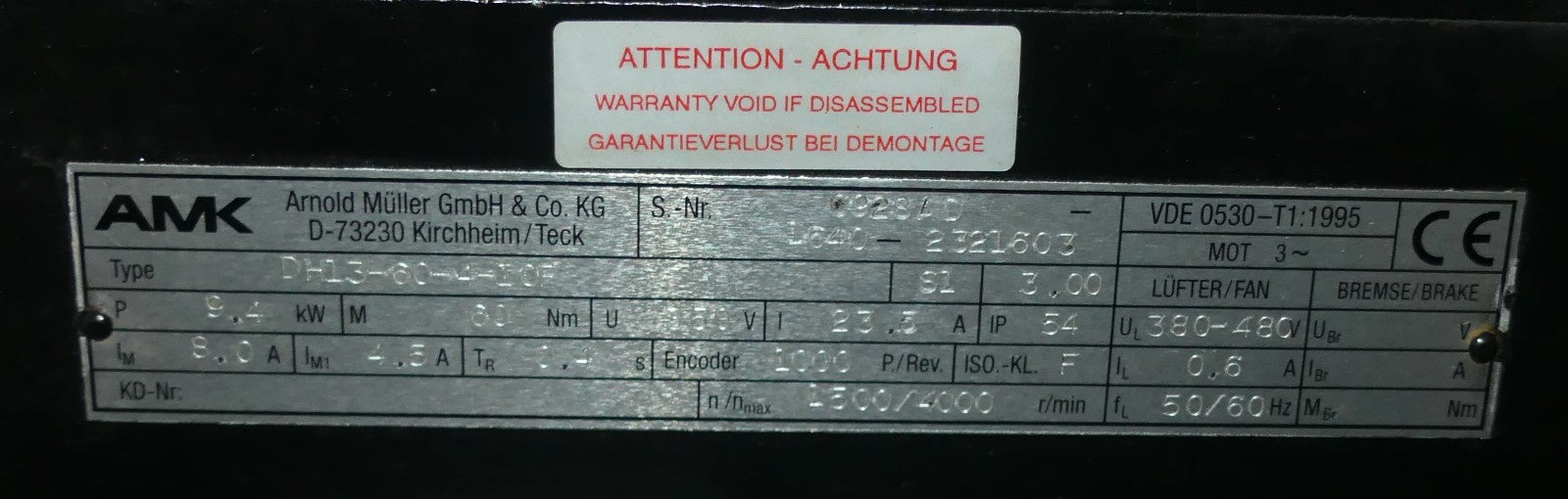 AMK DH13-60-4-I0F