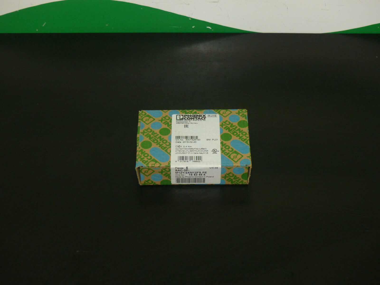 5x Phoenix Contact SAC-3P-M12Y/2XM12FS PE s. Bilder