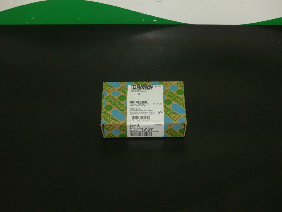 5x Phoenix Contact SAC-3P-M12Y/2XM12FS PE s. Bilder