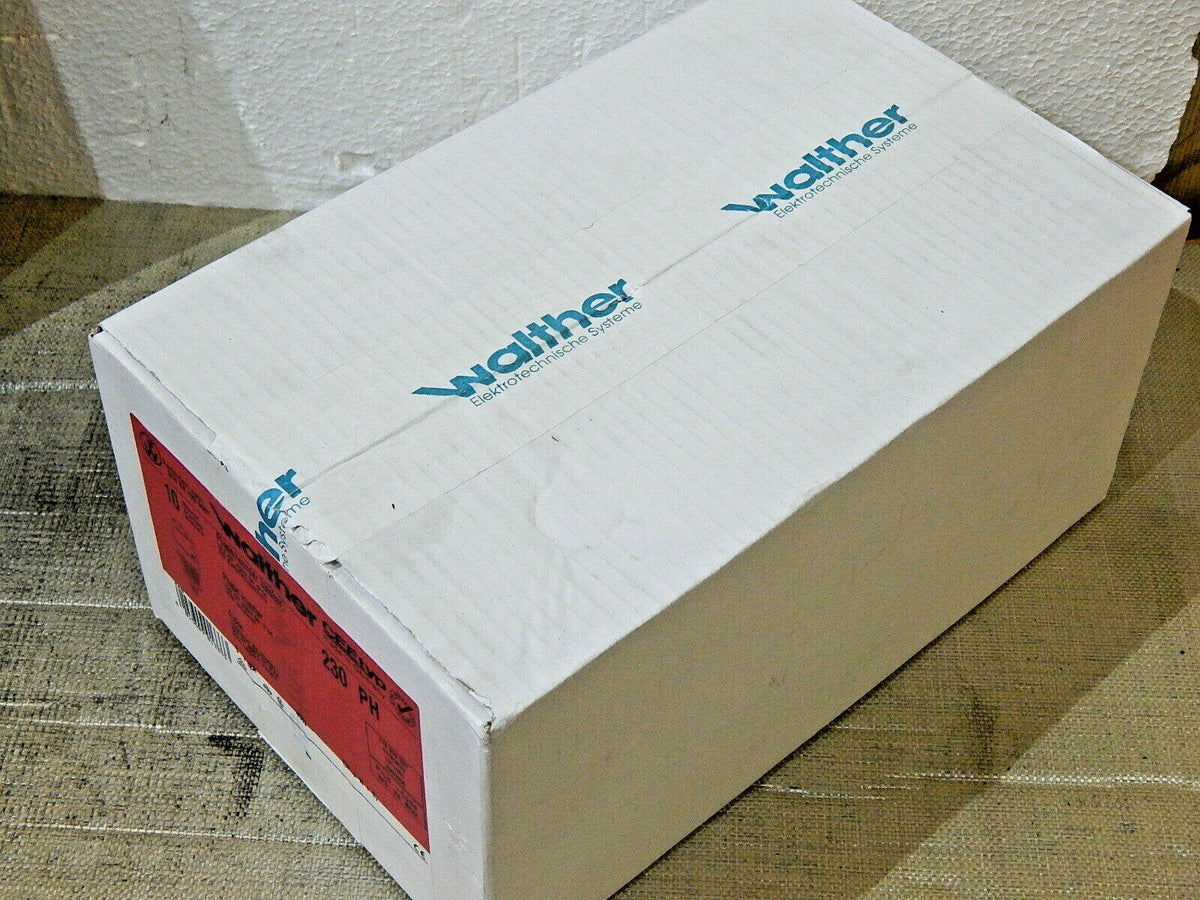 10x Walther Phasenwender Stecker 32 A 5P 400 V 6 h IP44// WS 22 BD2 OVP