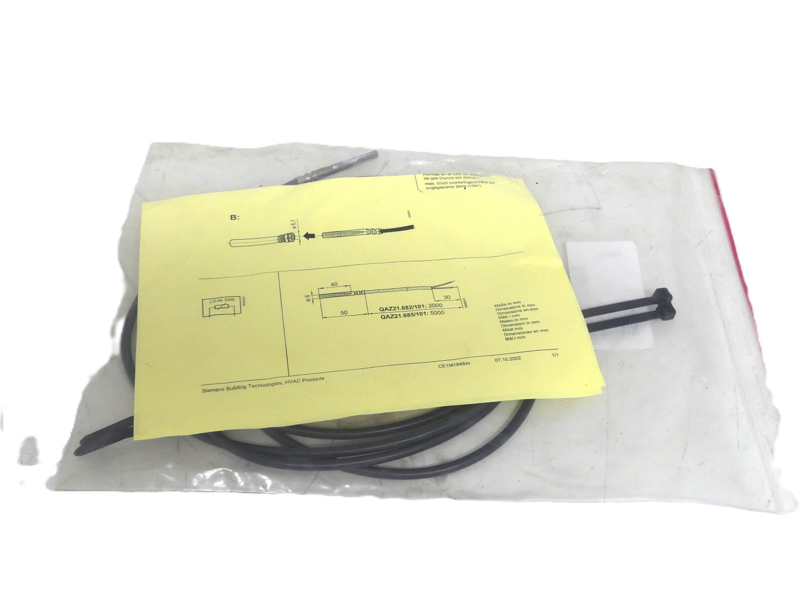Siemens Temperatursensor QAZ21.682/101