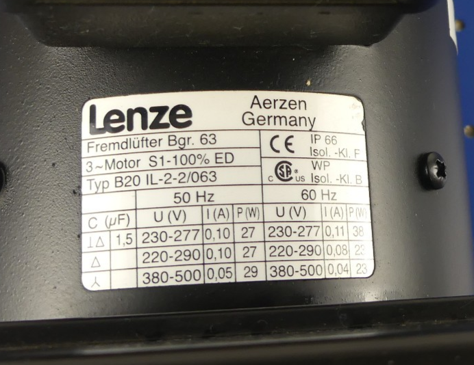 LENZE B20-IL-2-2/063 GKS04-3FHAR