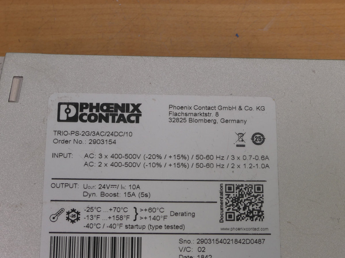 Phoenix Contact TRIO-PS-2G/3AC/24DC/10  Stromversorgung