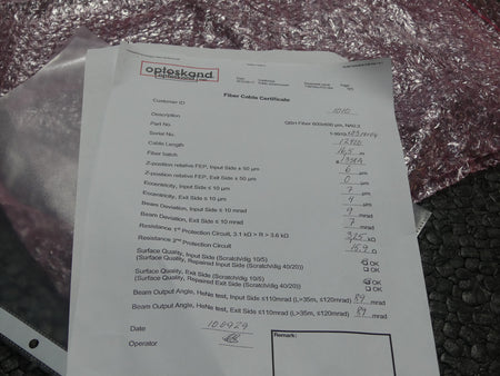 Rofin 15m 101109995 Rohfaser Lichtleitfaser