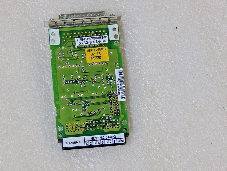 SIEMENS SIMATIC S5  6ES5 752-0AA23  Vers.1  unused