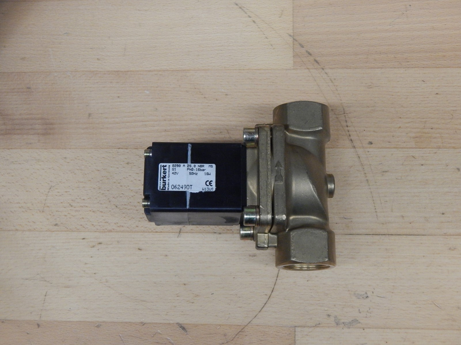 Bürkert 0290  A 25,0 NBR MS G1 PN0,-16bar  2/2 Wegemagnetventil -unused