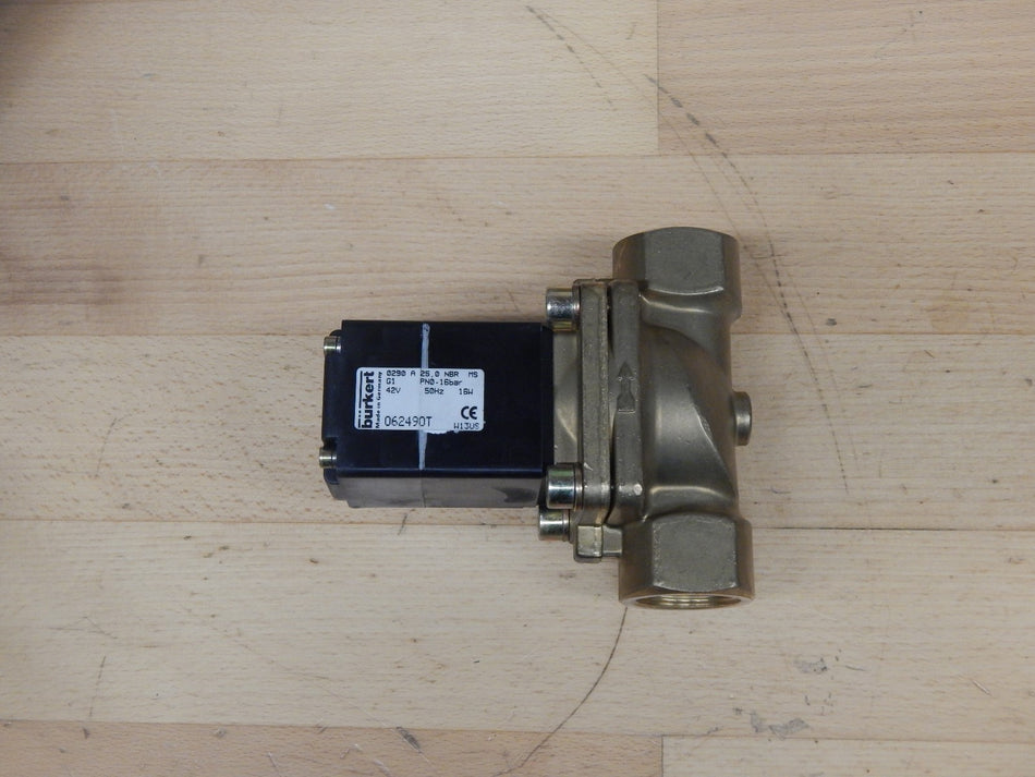 Bürkert 0290  A 25,0 NBR MS G1 PN0,-16bar  2/2 Wegemagnetventil -unused