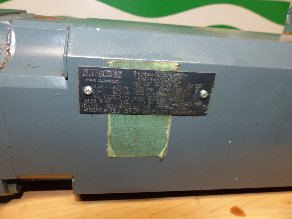 siemens  1ft6064-6af71-3eh1-z mit Getriebe