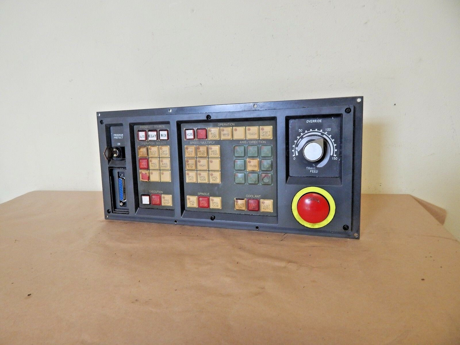 Fanuc Operators Panel, A02B-0084-C141, A16B-1310-038/0/03B, Used,  