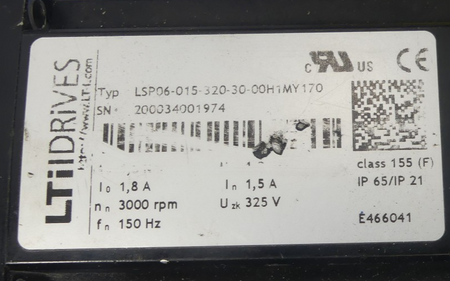LTI DRiVES LSP06-015-320-30-00H1MY 170