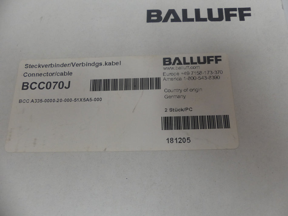 2x Balluff BCC070J