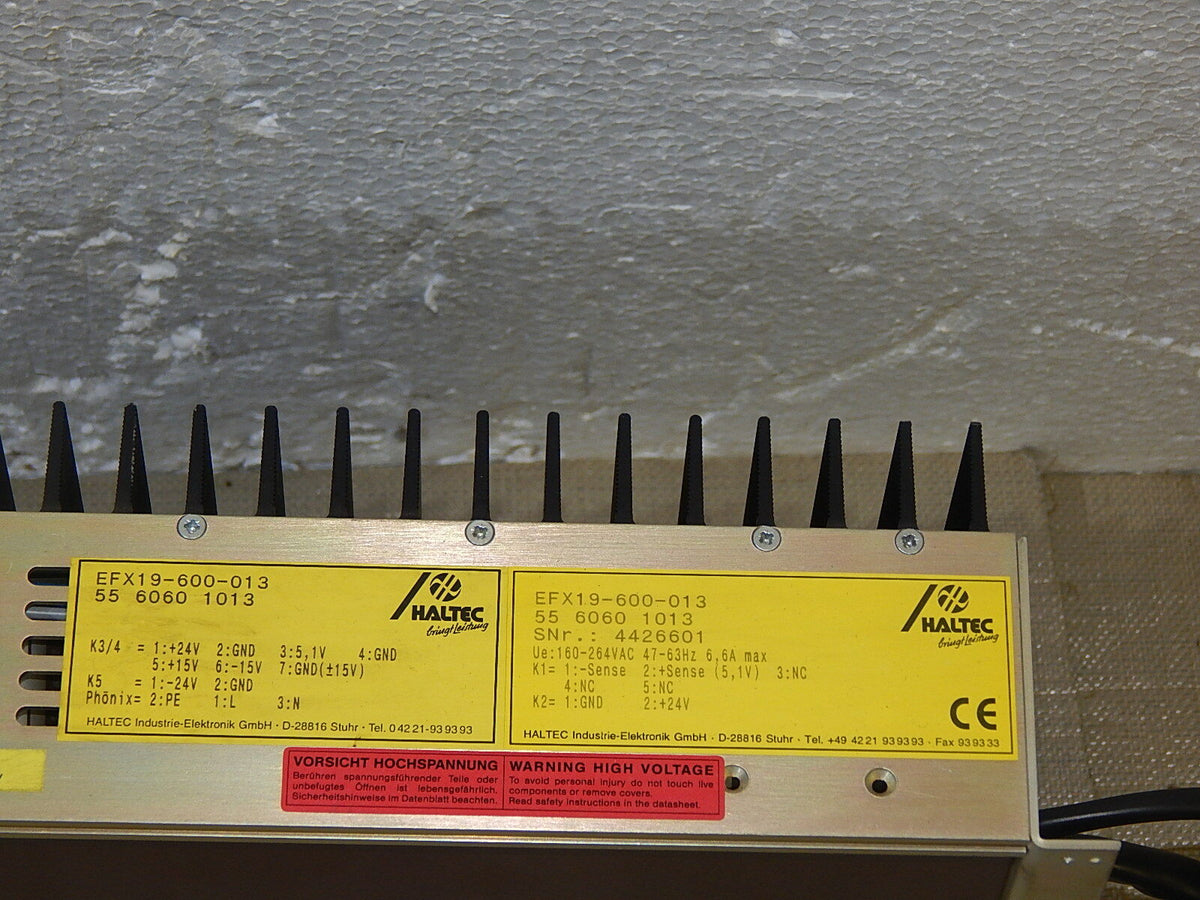  Haltec EFX19-600-013 / 5560601013 Power Supply used