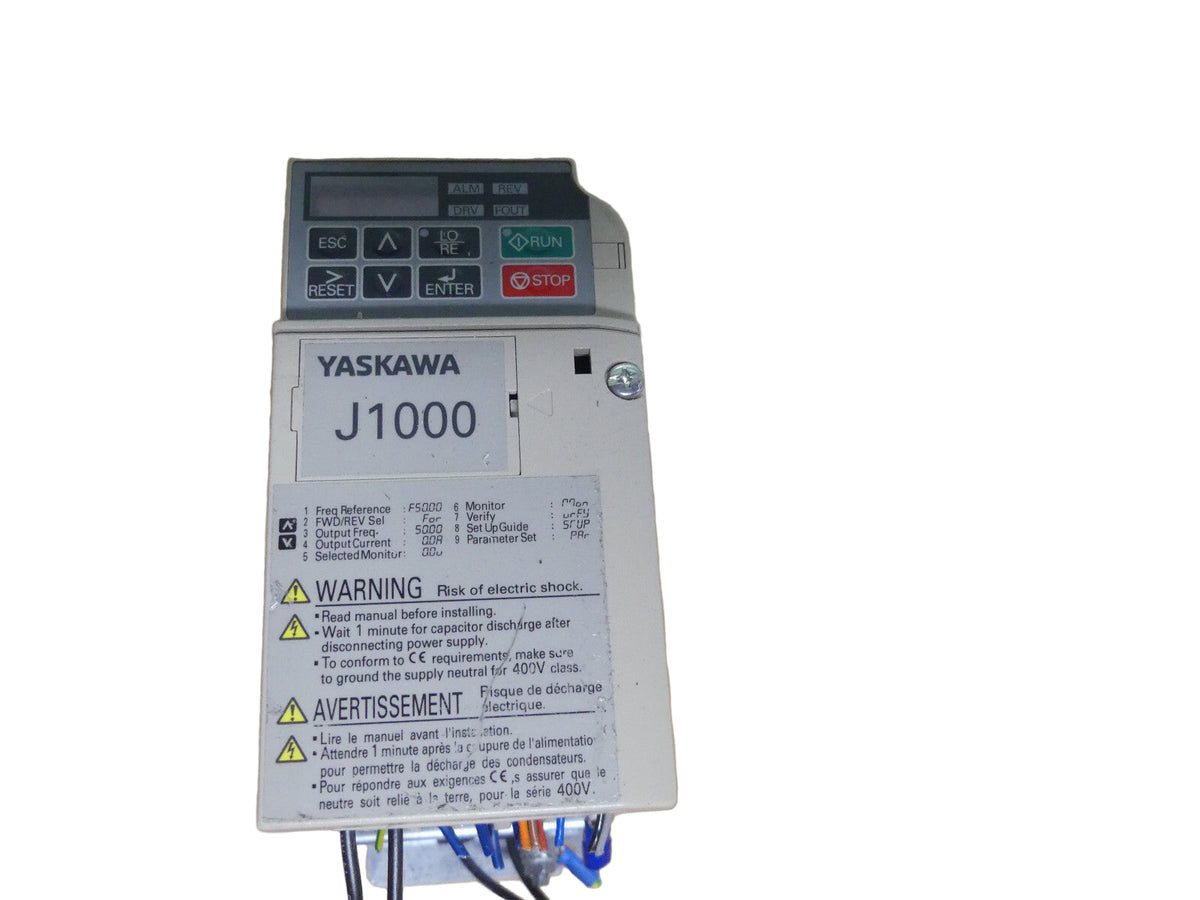 YASKAWA J1000 CIMR-JCBA0003BAA +FUSS.EMV Netzfilter 3GMV-PFI1010-D