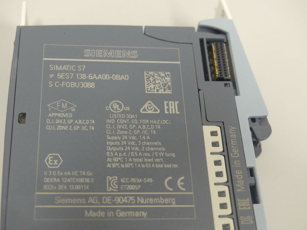 Siemens Simatic S7 6ES7 138-6AA00-0BA0