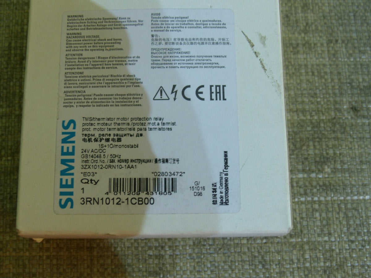 Siemens 3RN1012-1CB00 s. Bilder