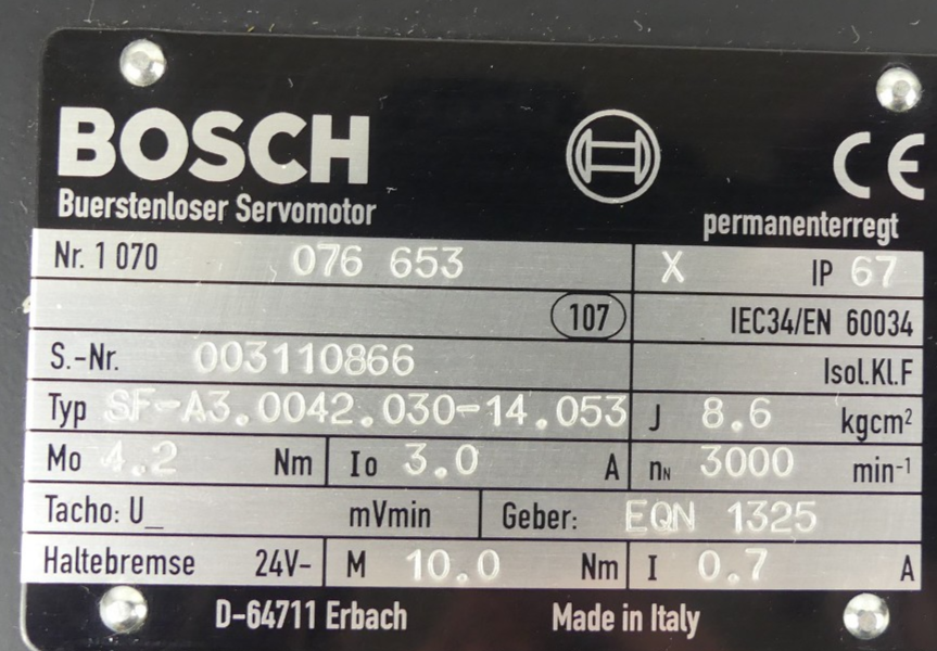 Bosch Servomotor SF-A3.0042.030-14.053