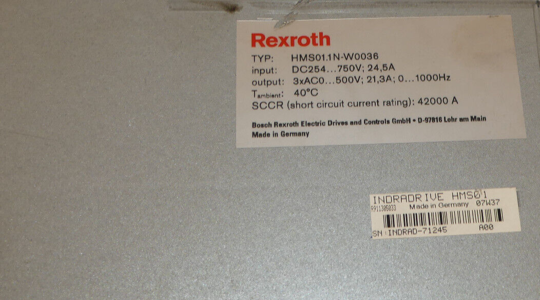 Rexroth HMS01.1N-W0036-A-07-NNNN