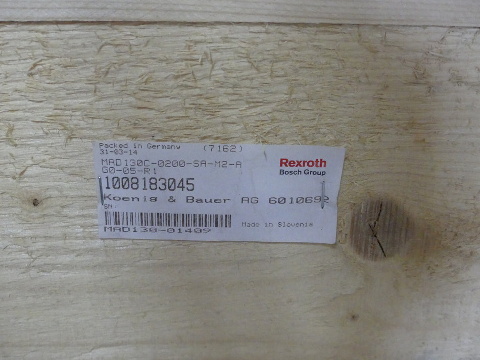 Rexroth  MAD130C-0200-SA-M2-AG0-05-R1