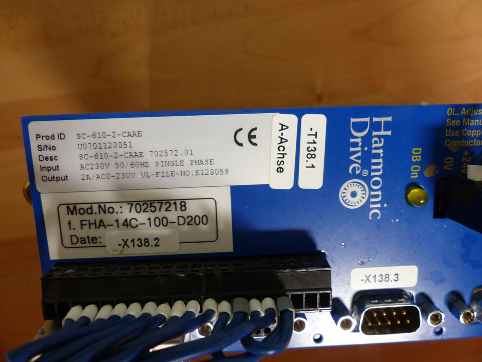 Harmonic Drive SC-610-2-CAAE