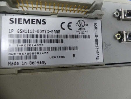 SIEMENS 6SN1123-1AA00-0EA1 LT Modul 160A mit 6SN1118-0DM23-0AA0 - DEFEKT !
